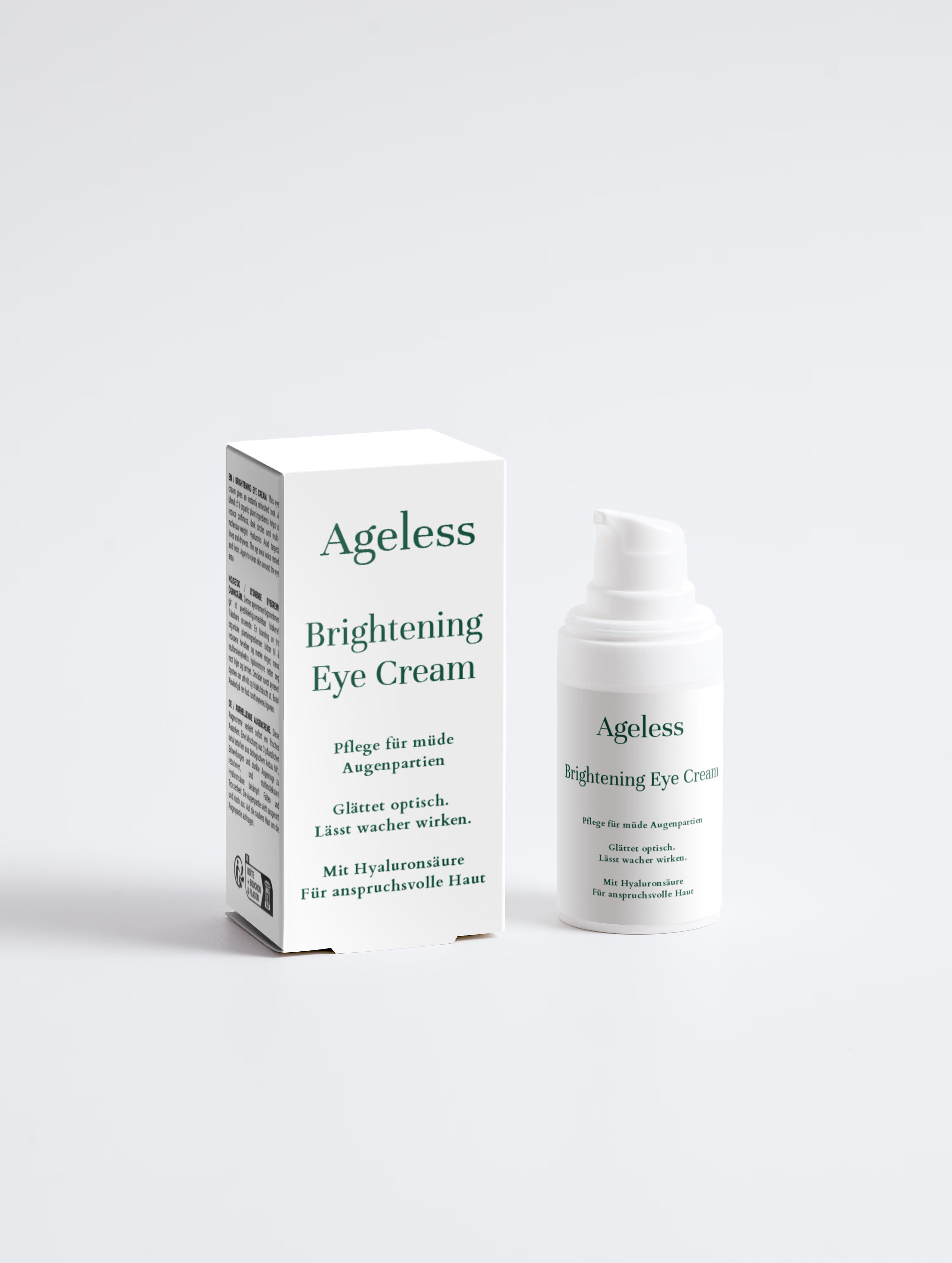 Strahlende Augencreme
