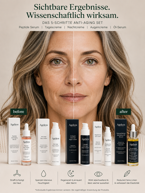 Sichtbare Ergebnisse mit der kompletten Ageless Routine