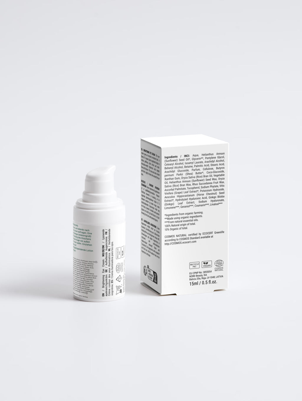 Strahlende Augencreme